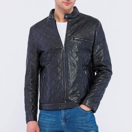 Racer Quilted Jacket // Black (S)