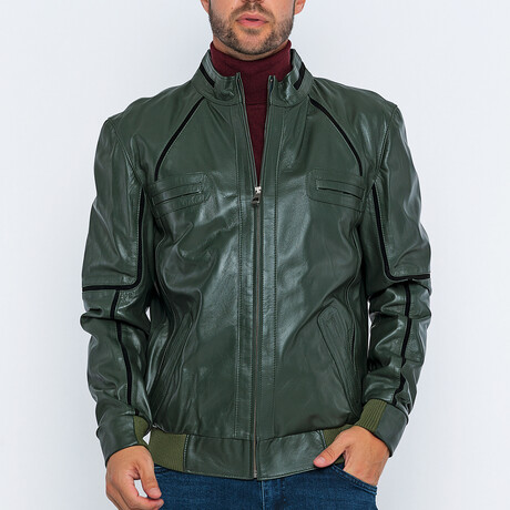 Bomber Jacket // Green Olive (S)