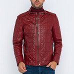 Quilted Jacket // Burgundy (S)