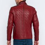 Quilted Jacket // Burgundy (S)