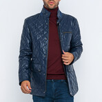 Quilted Jacket // Blue Oil (S)
