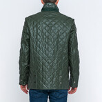 Quilted Jacket // Dark Green (S)