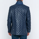 Quilted Jacket // Blue Oil (S)