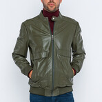 Bomber Jacket // Olive Green (S)