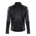 Racer Quilted Jacket // Black (S)