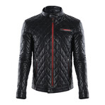 Racer Quilted Jacket // Black (S)