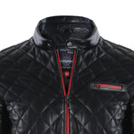 Racer Quilted Jacket // Black (S)