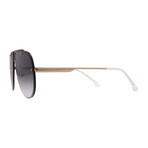 Mens 1052/S-LOJ Aviator Sunglasses // Gold + Green Gradient