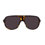 Mens SAFARI65-WR9 Aviator Sunglasses // Brown Havana + Grey Polarized