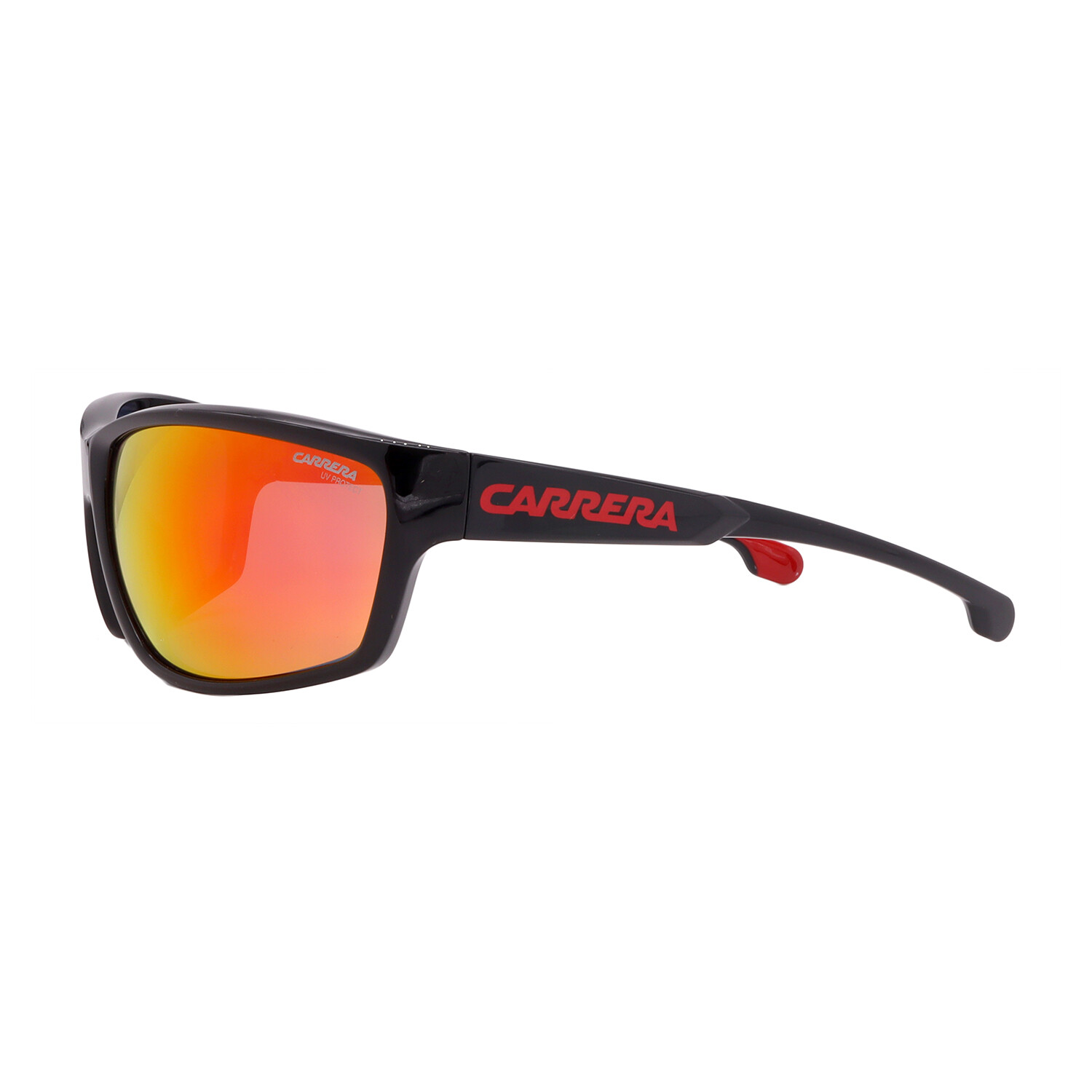 Men's // CARDUC 002/S-0A4UZ Square Sunglasses // Black Red + Red ...