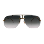 Mens 1052/S-LOJ Aviator Sunglasses // Gold + Green Gradient