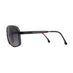 Mens GRANDPRIX3/S-08A Aviator Sunglasses // Black + Grey Gradient Polarized