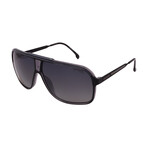 Mens GRANDPRIX3/S-08A Aviator Sunglasses // Black + Grey Gradient Polarized