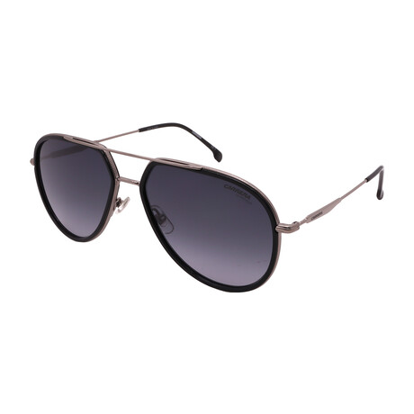Men's // 295/S 0807 Pilot Sunglasses // Black Silver + Gray Gradient