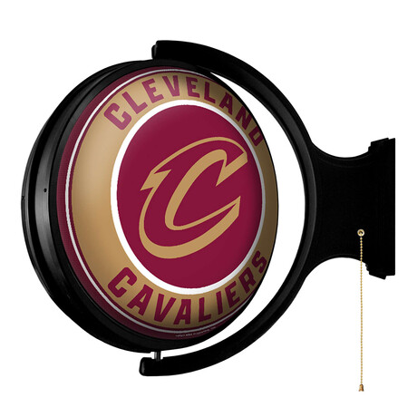 Cleveland Cavaliers // Rotating Lighted Wall Sign (Style: Original)