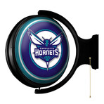 Charlotte Hornets // Rotating Lighted Wall Sign (Style: Original)