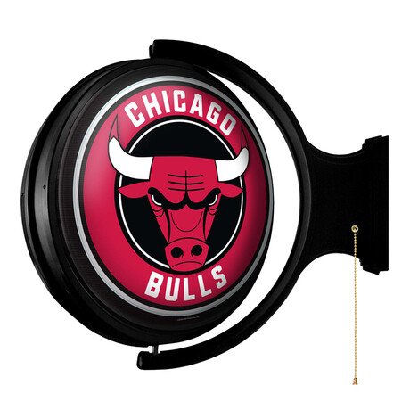 Chicago Bulls // Rotating Lighted Wall Sign (Style: Original)