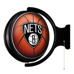 Brooklyn Nets // Rotating Lighted Wall Sign (Style: Original)