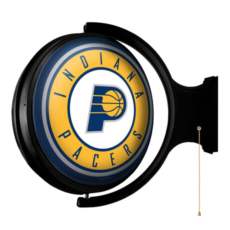 Indiana Pacers // Rotating Lighted Wall Sign (Style: Original)