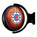 Los Angeles Clippers // Rotating Lighted Wall Sign (Style: Original)