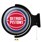 Detroit Pistons // Rotating Lighted Wall Sign (Style: Original)