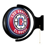 Los Angeles Clippers // Rotating Lighted Wall Sign (Style: Original)