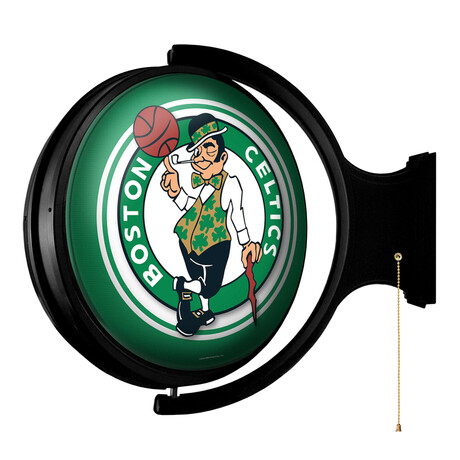 Boston Celtics // Rotating Lighted Wall Sign (Style: Original)