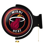 Miami Heat // Rotating Lighted Wall Sign (Style: Original)