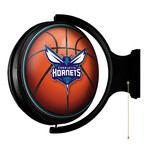 Charlotte Hornets // Rotating Lighted Wall Sign (Style: Original)