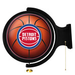 Detroit Pistons // Rotating Lighted Wall Sign (Style: Original)