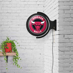 Chicago Bulls // Rotating Lighted Wall Sign (Style: Original)