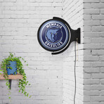 Memphis Grizzlies // Rotating Lighted Wall Sign (Style: Original)