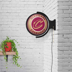 Cleveland Cavaliers // Rotating Lighted Wall Sign (Style: Original)