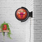 Chicago Bulls // Rotating Lighted Wall Sign (Style: Original)