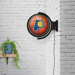 Indiana Pacers // Rotating Lighted Wall Sign (Style: Original)