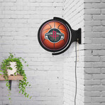 Houston Rockets // Rotating Lighted Wall Sign (Style: Original)