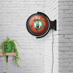 Boston Celtics // Rotating Lighted Wall Sign (Style: Original)