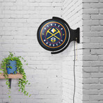 Denver Nuggets // Rotating Lighted Wall Sign (Style: Original)