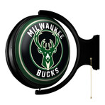 Milwaukee Bucks // Rotating Lighted Wall Sign (Style: Original)