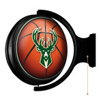 Milwaukee Bucks // Rotating Lighted Wall Sign (Style: Original)