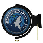 Minnesota Timberwolves // Rotating Lighted Wall Sign (Style: Original)