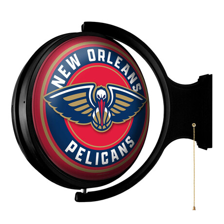 New Orleans Pelicans // Rotating Lighted Wall Sign (Style: Original)