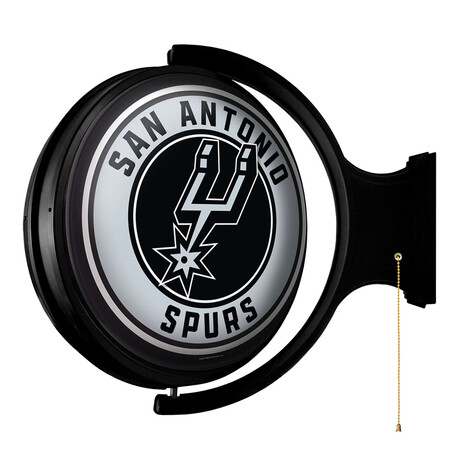 San Antonio Spurs // Rotating Lighted Wall Sign (Style: Original)