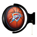 Oklahoma City Thunder // Rotating Lighted Wall Sign (Style: Original)