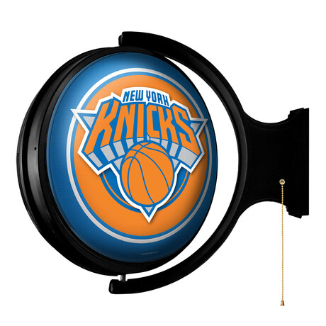 New York Knicks // Rotating Lighted Wall Sign (Style: Original)