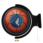 Minnesota Timberwolves // Rotating Lighted Wall Sign (Style: Original)