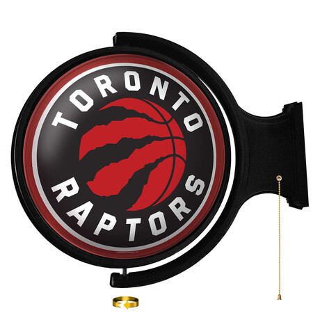 Toronto Raptors // Rotating Lighted Wall Sign (Style: Original)