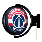 Washington Wizards // Rotating Lighted Wall Sign (Style: Original)