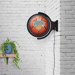 New York Knicks // Rotating Lighted Wall Sign (Style: Original)