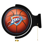 Oklahoma City Thunder // Rotating Lighted Wall Sign (Style: Original)